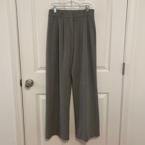 Abercrombie brushed wide leg trouser pants size small short